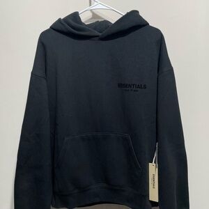 Essentials Fear of God Black Hoodie
